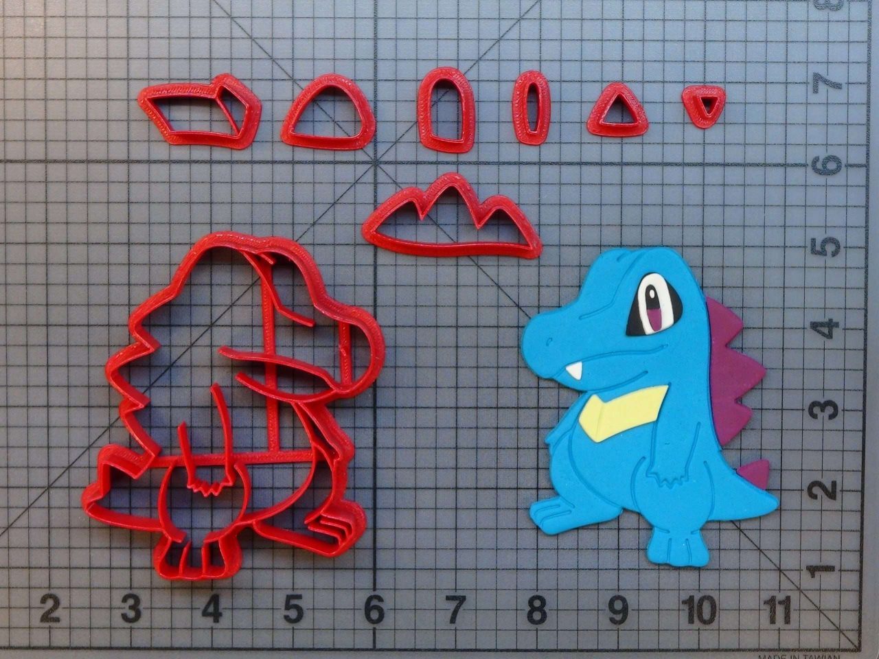 Pokemon - Totodile 266-734 Cookie Cutter Set
