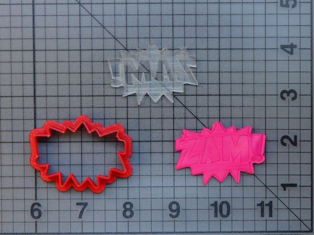 Zam Sign 227-133 Cookie Cutter and Stamp (Embossed)