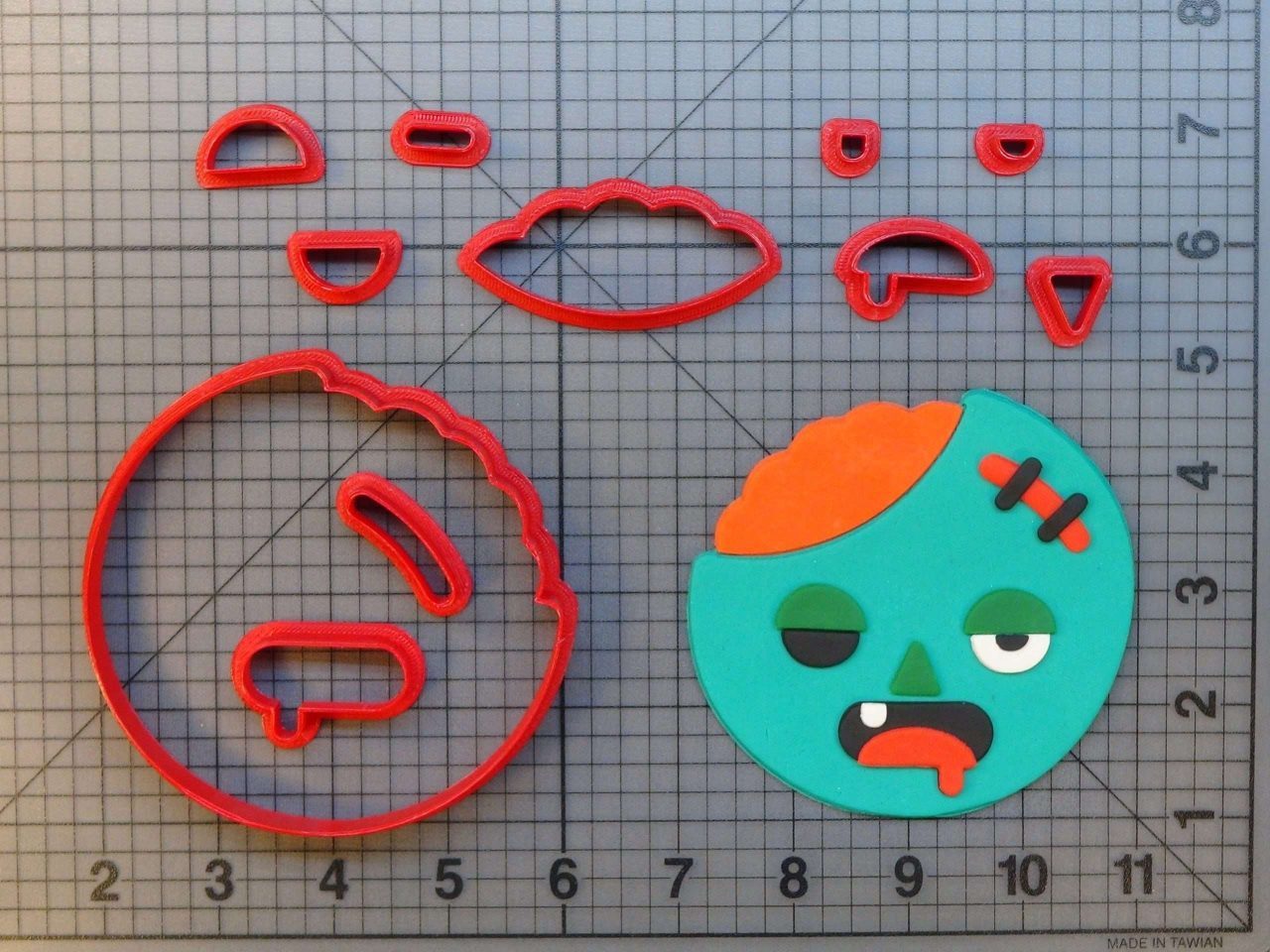 Zombie Head 266-802 Cookie Cutter Set