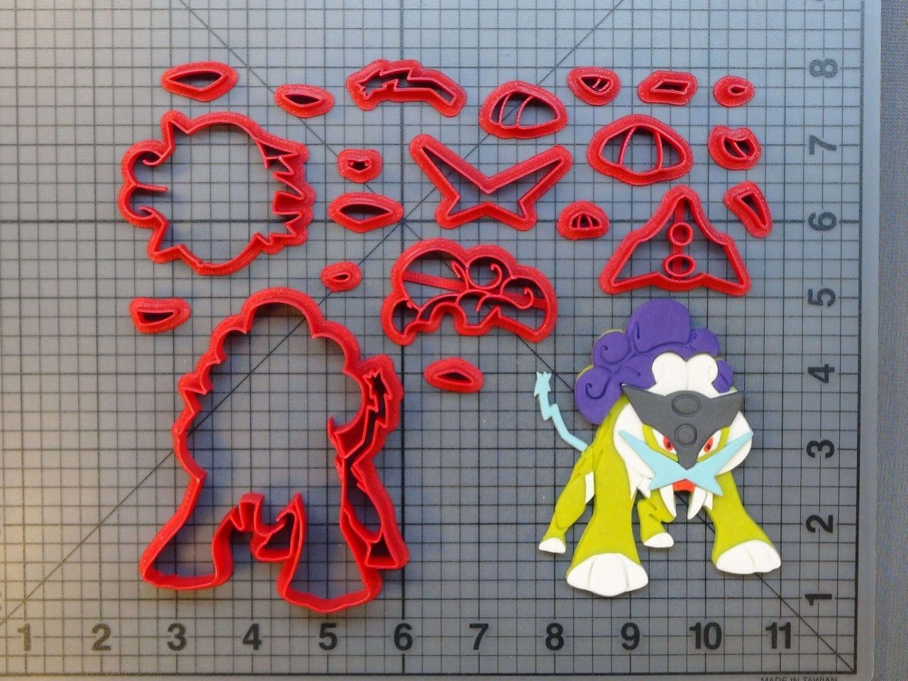 Pokemon - Raikou 266-859 Cookie Cutter Set