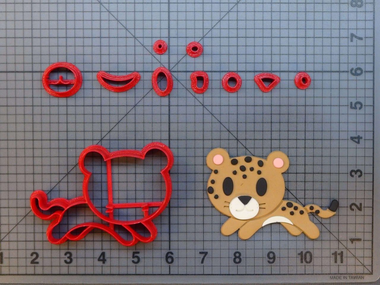 Cheetah 266-A034 Cookie Cutter Set