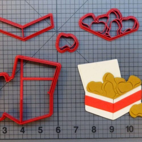 Chicken Nuggets 266-A041 Cookie Cutter Set