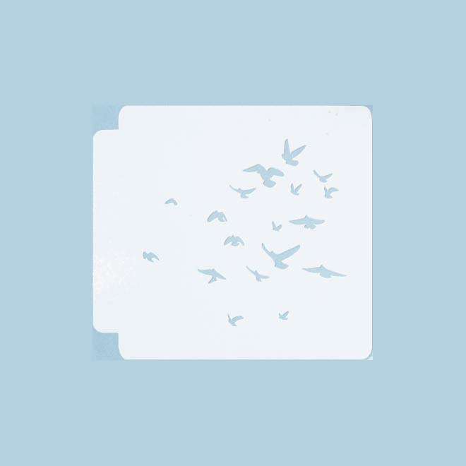 Flock of Birds 783-814 Stencil