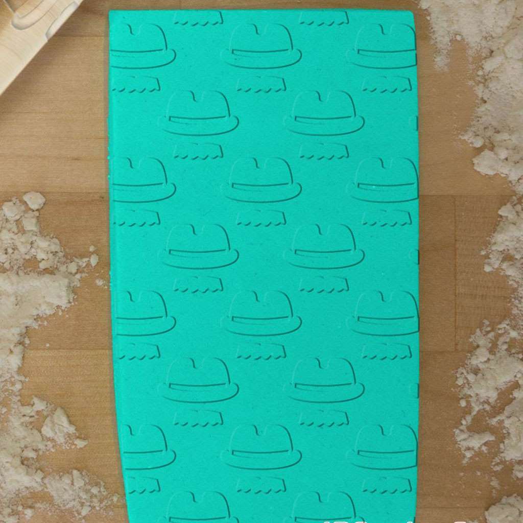 Hat and Mustache 765-202 Rolling Pin