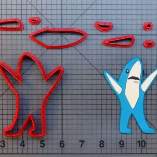 Left Shark 266-A004 Cookie Cutter Set