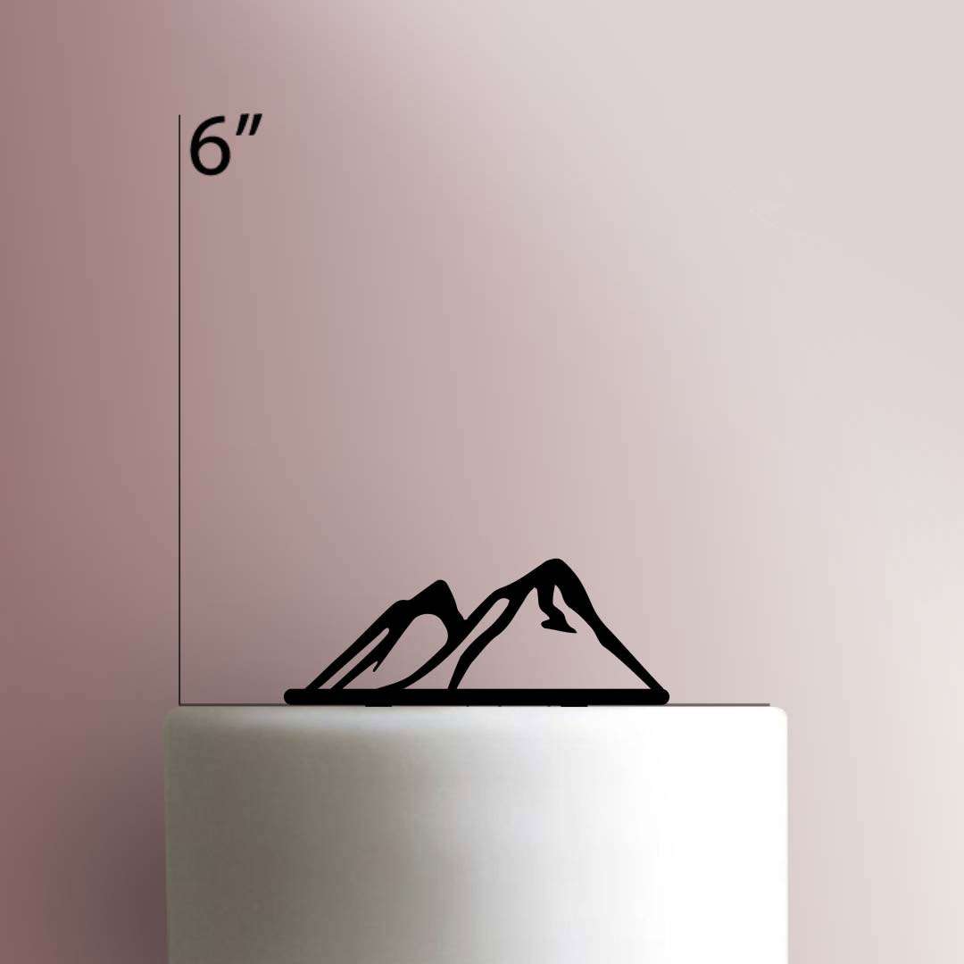 Mountains 225-256 Cake Topper