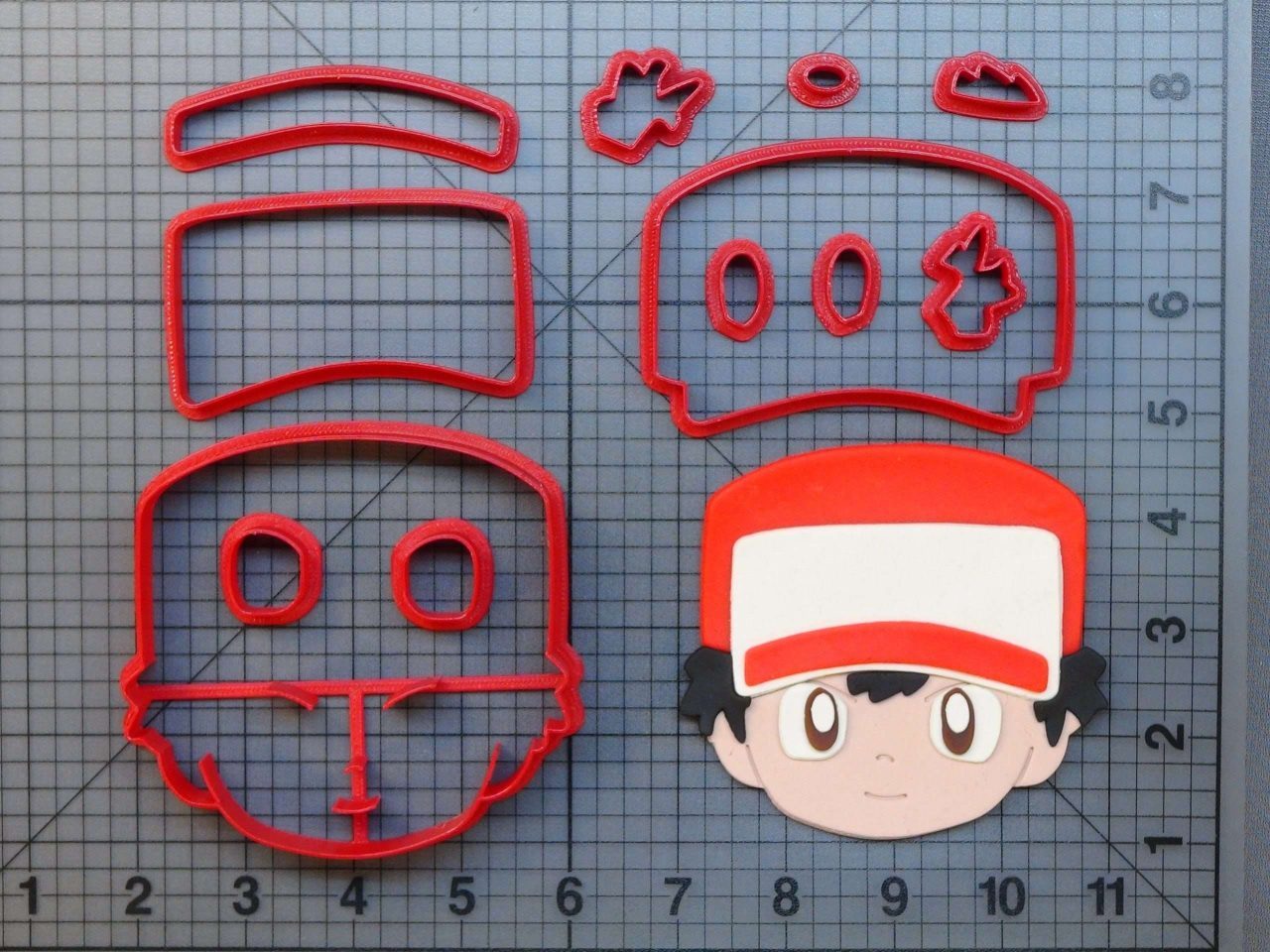 Pokemon Let's Go - Ash 266-898 Cookie Cutter Set