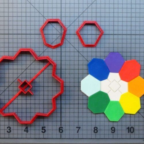 Pokemon - Rainbow Badge 266-920 Cookie Cutter Set