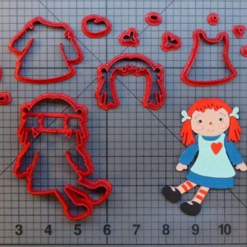 Raggedy Ann 266-A037 Cookie Cutter Set