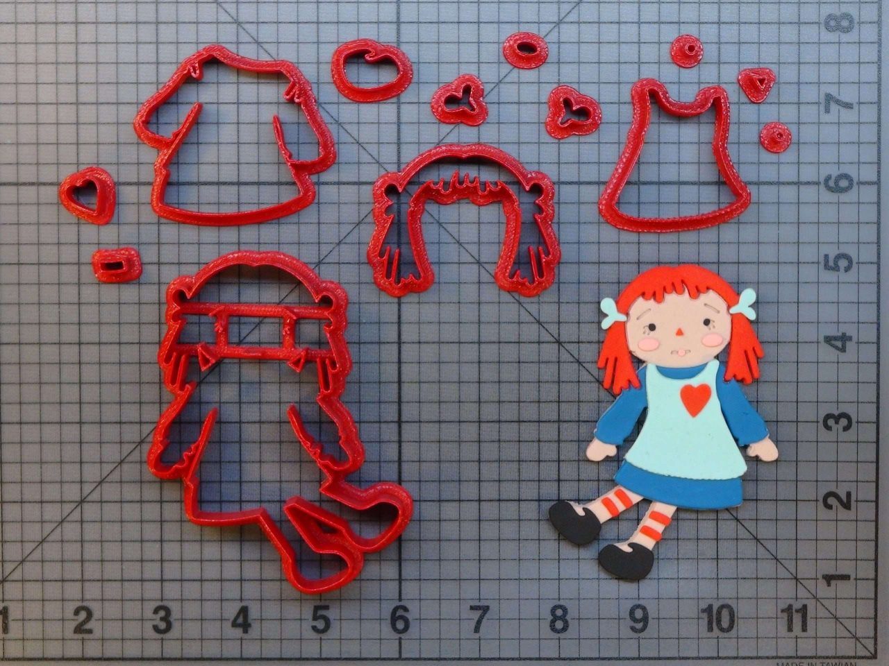 Raggedy Ann 266-A037 Cookie Cutter Set