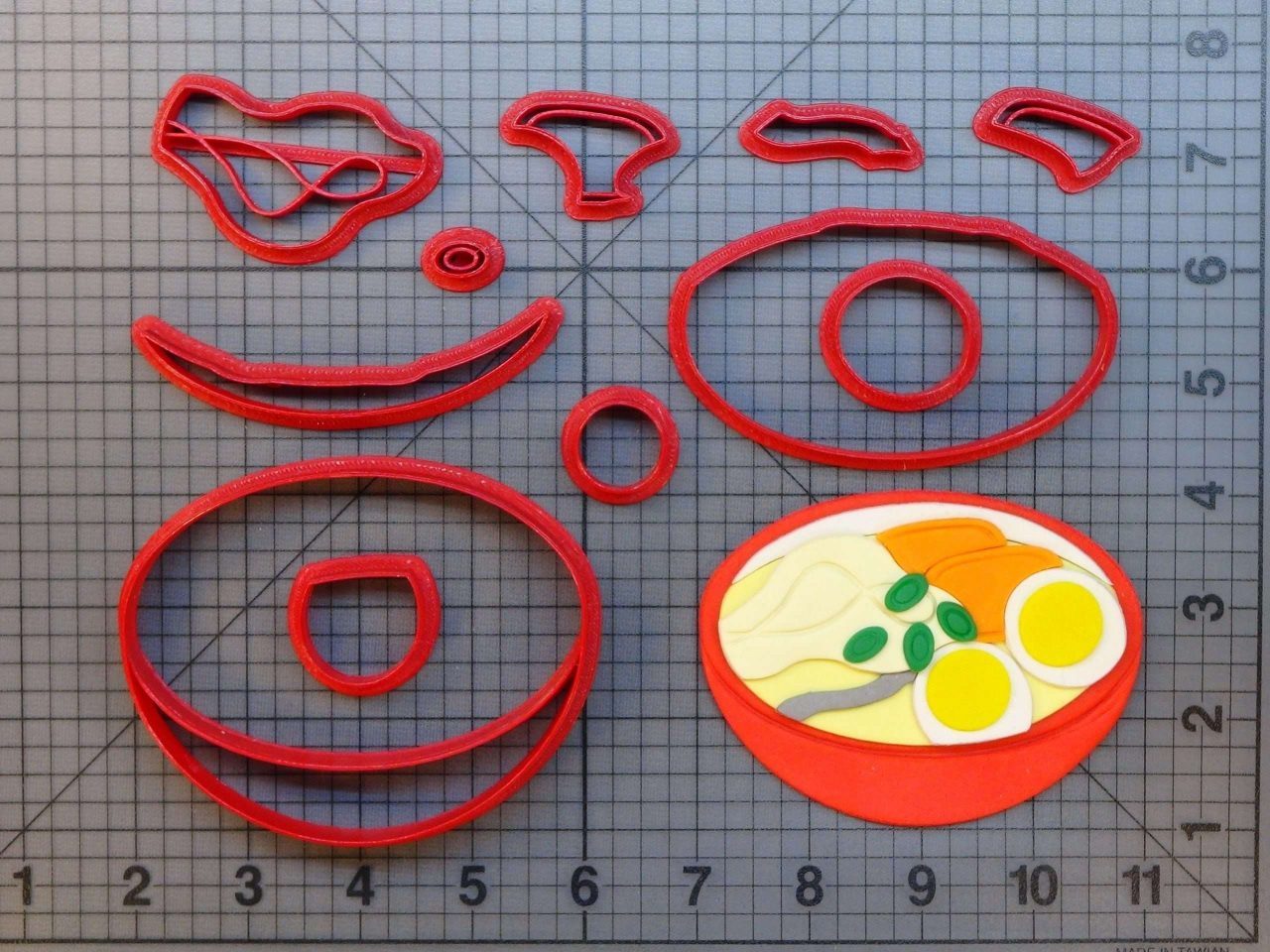 Ramen 266-A043 Cookie Cutter Set