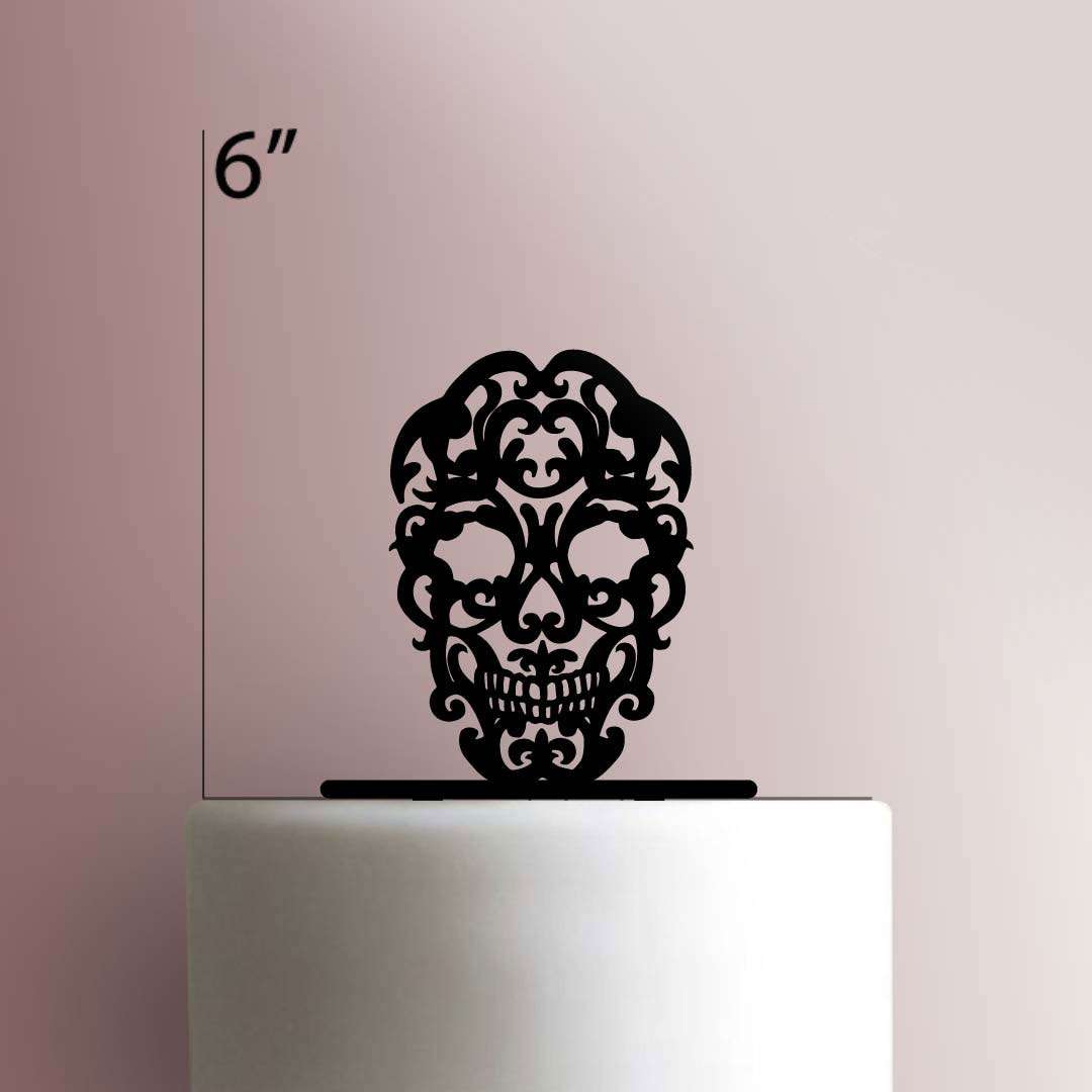 Scroll Skull 225-277 Cake Topper