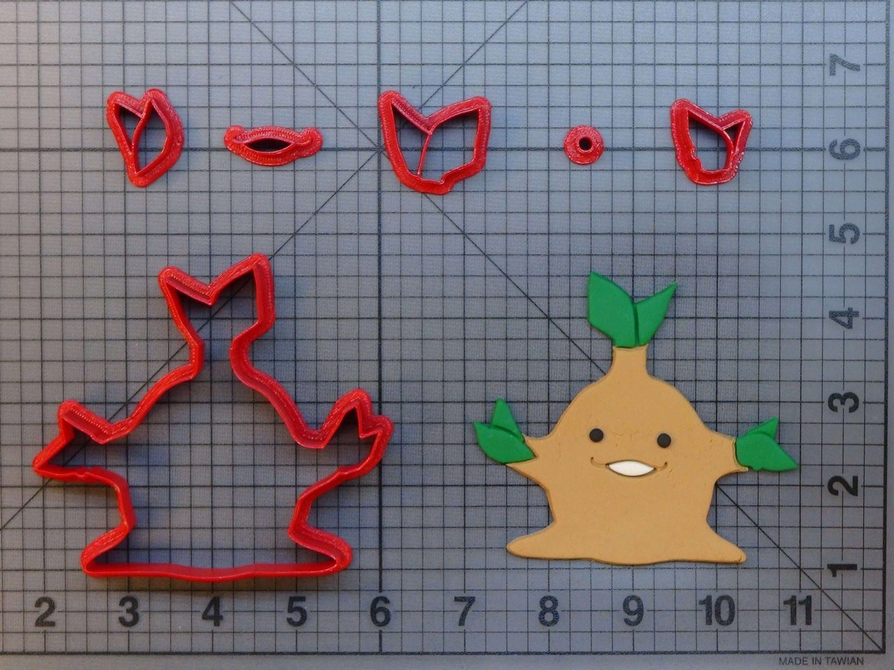 The Legend of Zelda - Deku Sprout 266-A049 Cookie Cutter Set