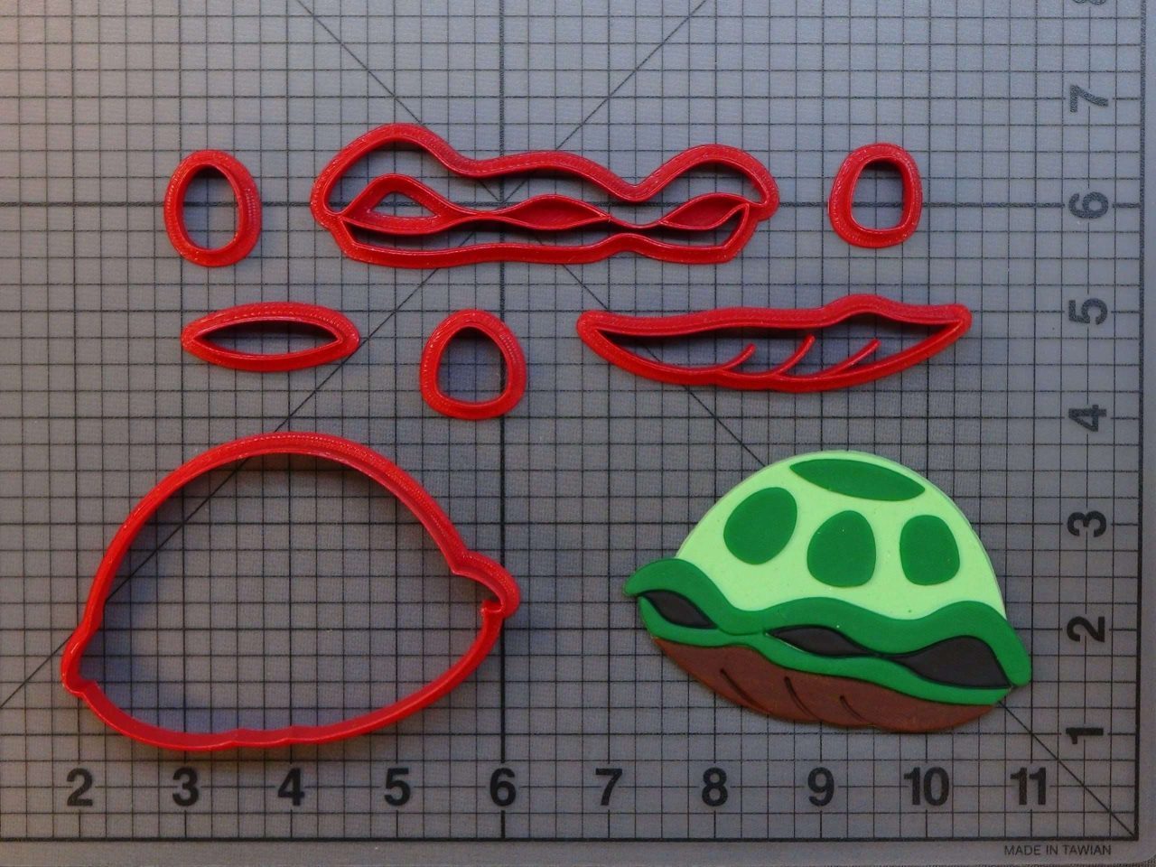Turtle Shell 266-977 Cookie Cutter Set