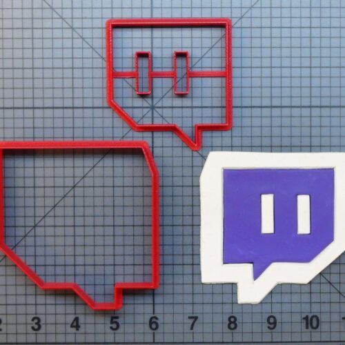 Twitch Logo 266-912 Cookie Cutter Set