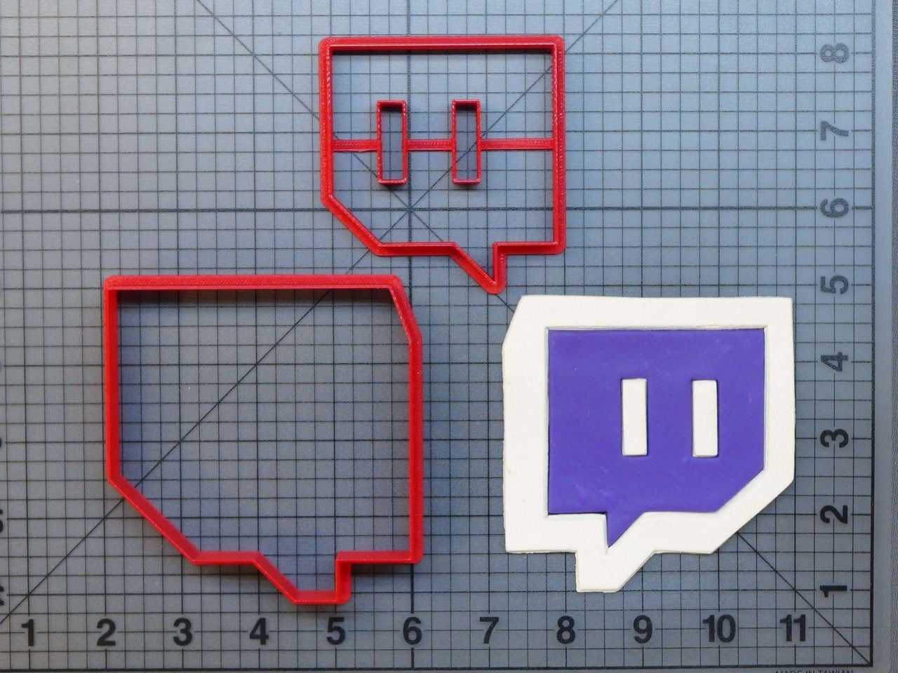 Twitch Logo 266-912 Cookie Cutter Set