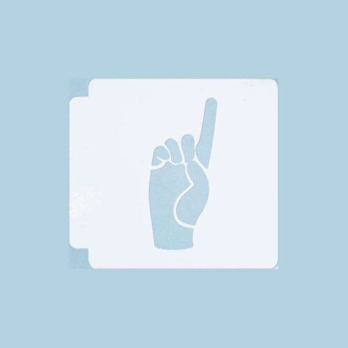ASL Alphabet D 783-A208 Stencil