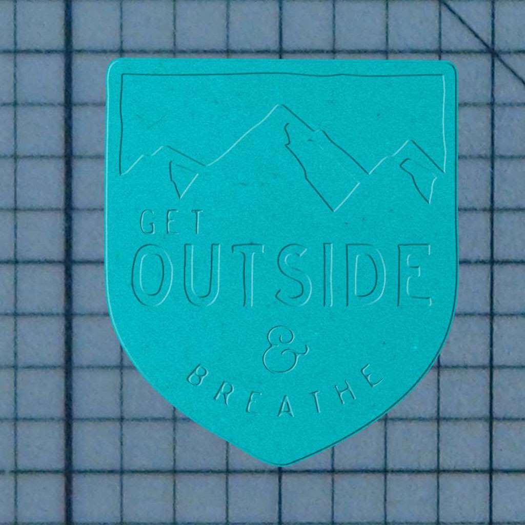 Breathe 227-333 Cookie Cutter and Acrylic Stamp - Image 4