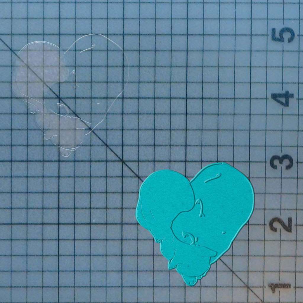 Cat Heart 227-334 Cookie Cutter and Acrylic Stamp - Image 2