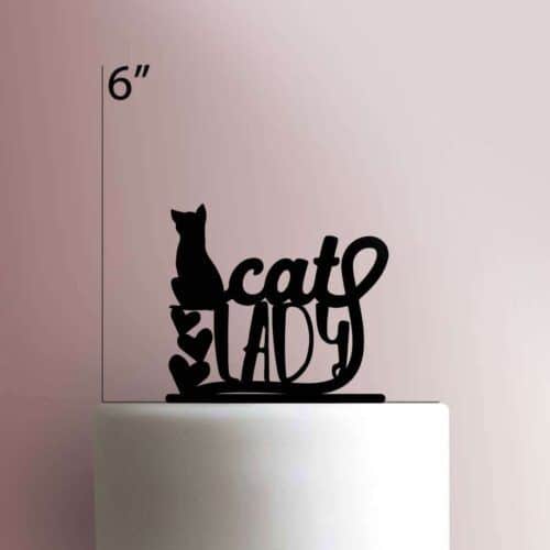 Cat Lady 225-296 Cake Topper