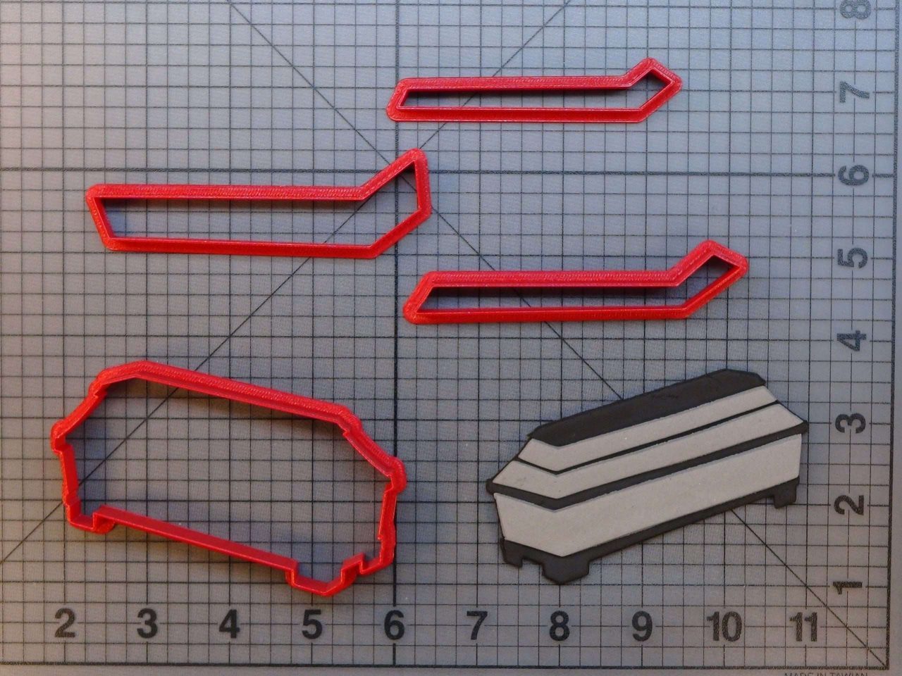 Coffin 266-A102 Cookie Cutter Set