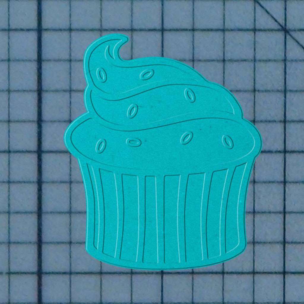 Cupcake 227-290 Cookie Cutter and Acrylic Stamp - Image 4