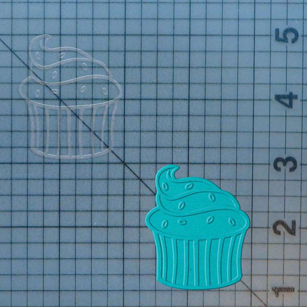Cupcake 227-290 Cookie Cutter and Acrylic Stamp - Image 5