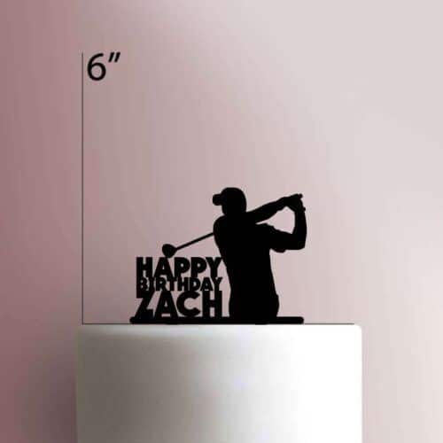 Custom Golf Happy Birthday 225-326 Cake Topper