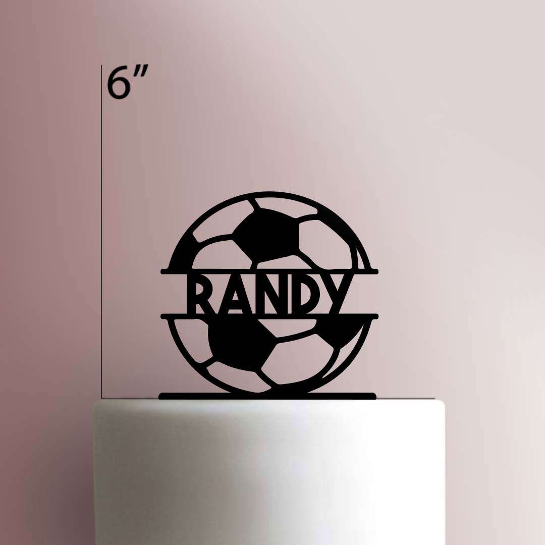 Custom Soccer Ball 225-304 Cake Topper