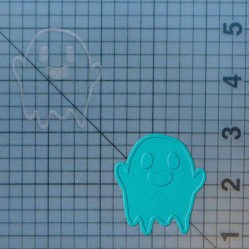 Cute Ghost 227-277 Cookie Cutter and Acrylic Stamp - Image 5