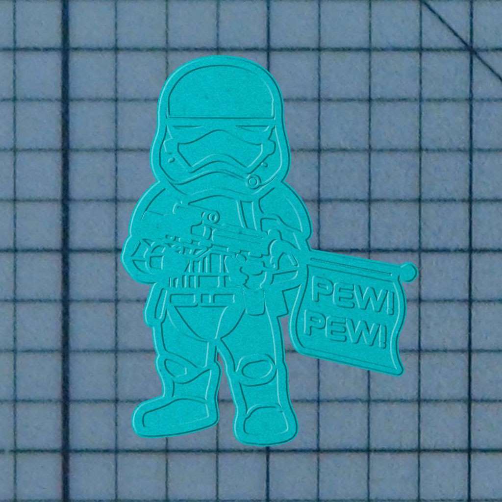 Star Wars - Funny Stormtrooper 227-308 Cookie Cutter and Acrylic Stamp - Image 4
