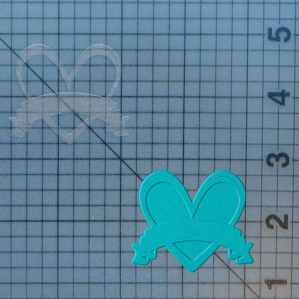 Heart Banner 227-313 Cookie Cutter and Acrylic Stamp - Image 5