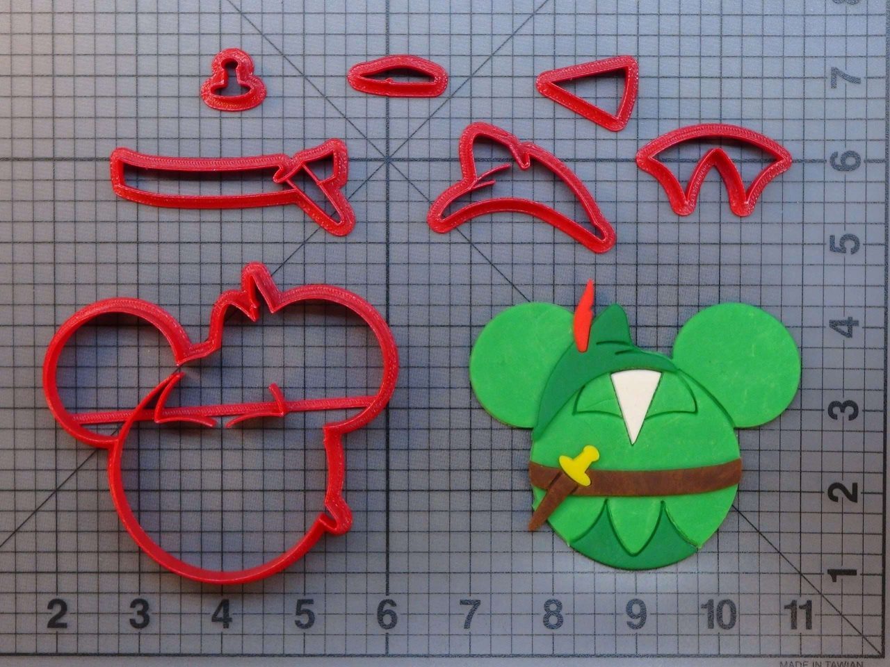 Mickey Mouse - Peter Pan 266-A120 Cookie Cutter Set