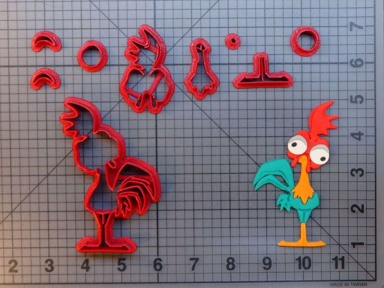 Moana - Hei Hei 266-A060 Cookie Cutter Set