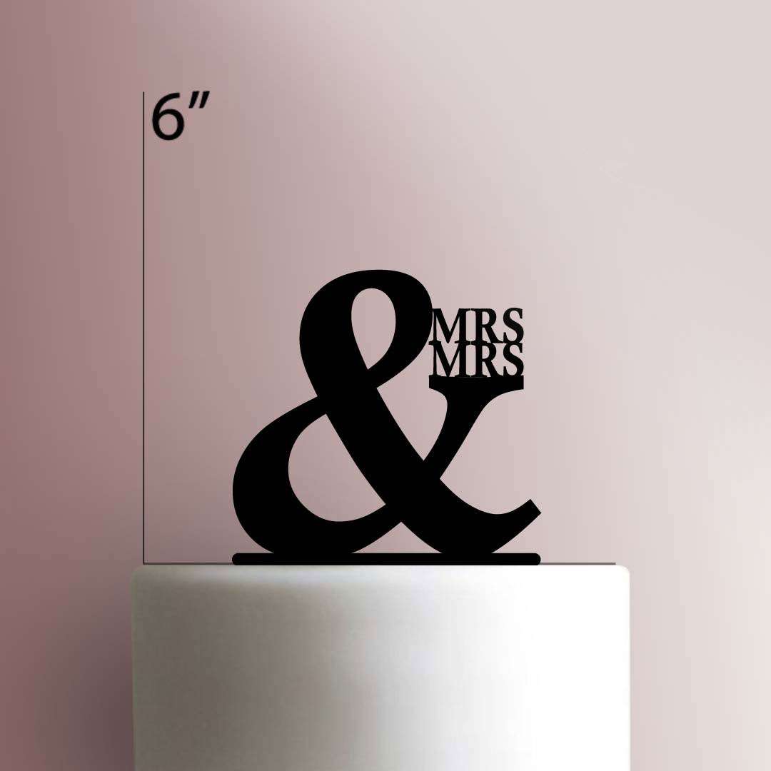 Mrs and Mrs 225-360 Cake Topper