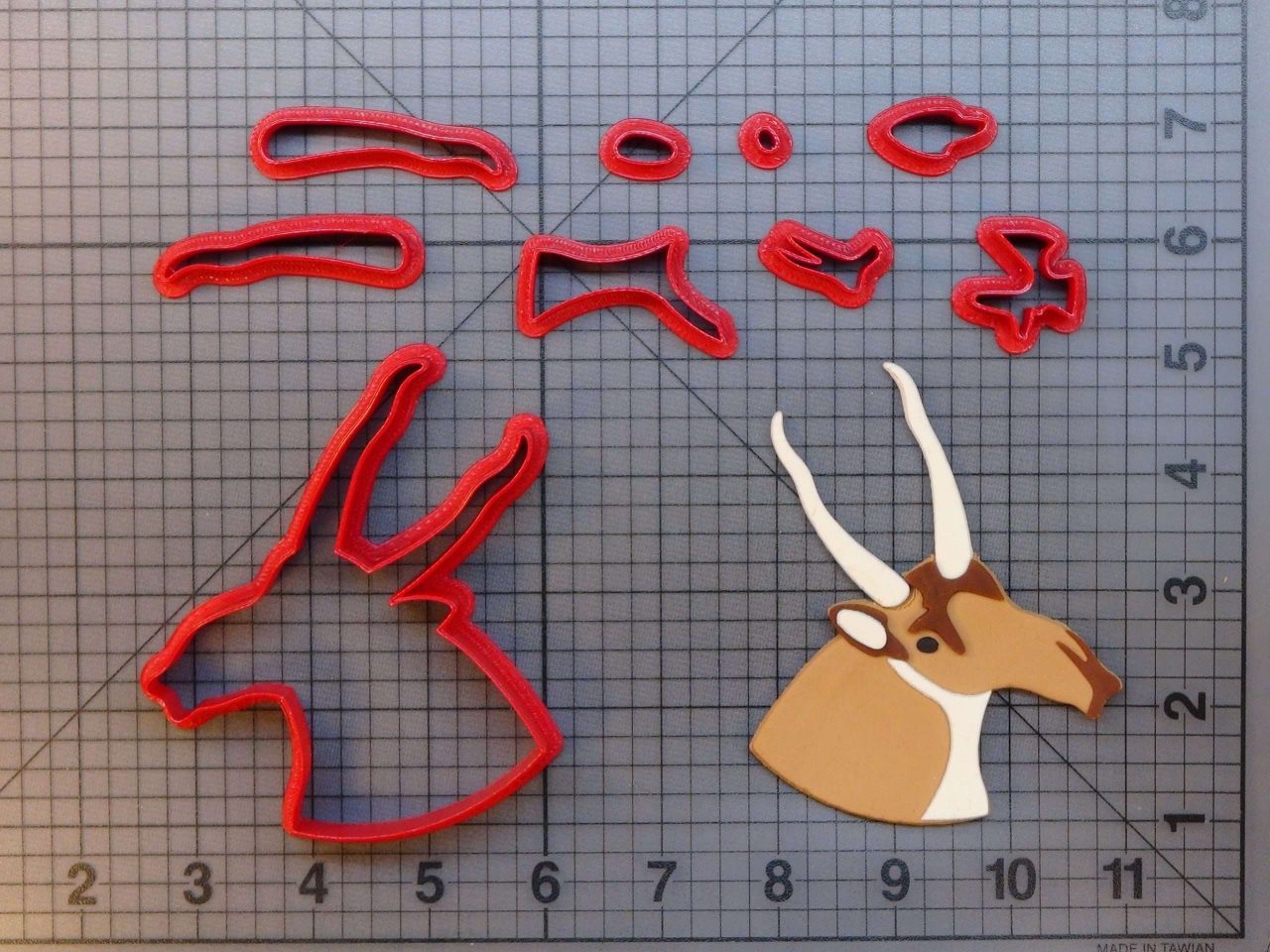 Saiga Antelope 266-A067 Cookie Cutter Set