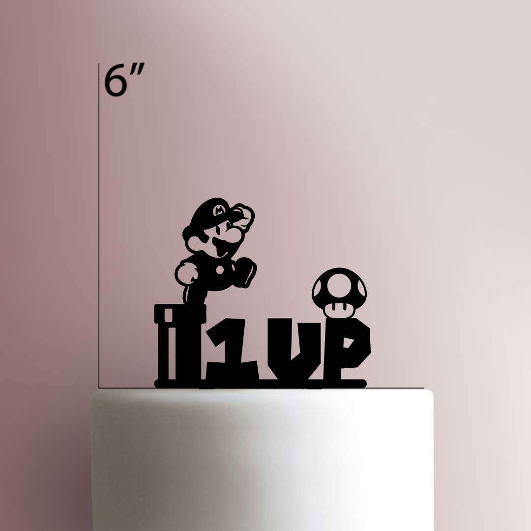 Super Mario - 1 Up 225-306 Cake Topper