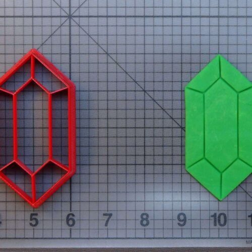 The Legend of Zelda - Rupee 266-A064 Cookie Cutter