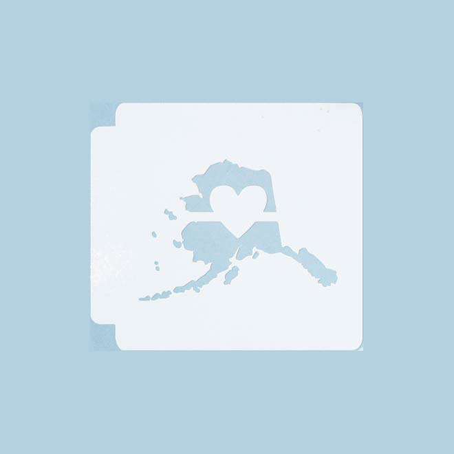 Alaska State Love 783-A322 Stencil