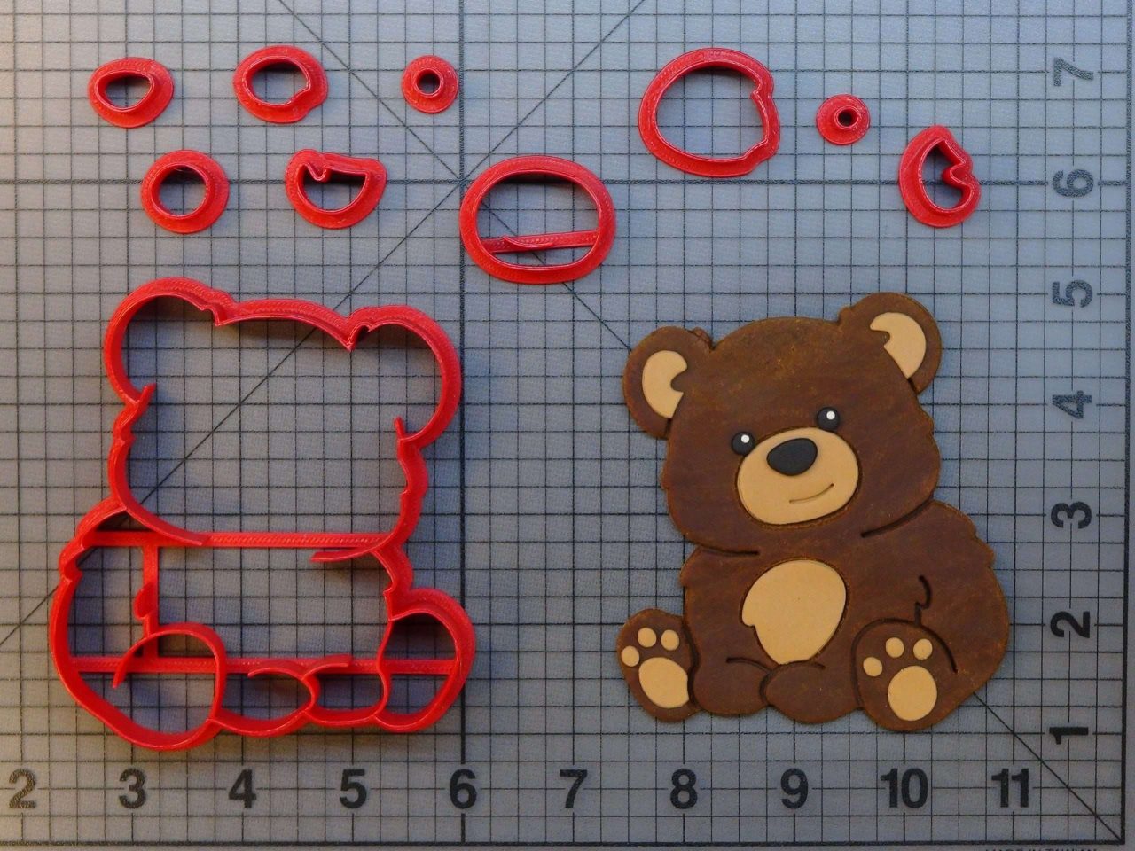 Brown Bear 266-A173 Cookie Cutter Set