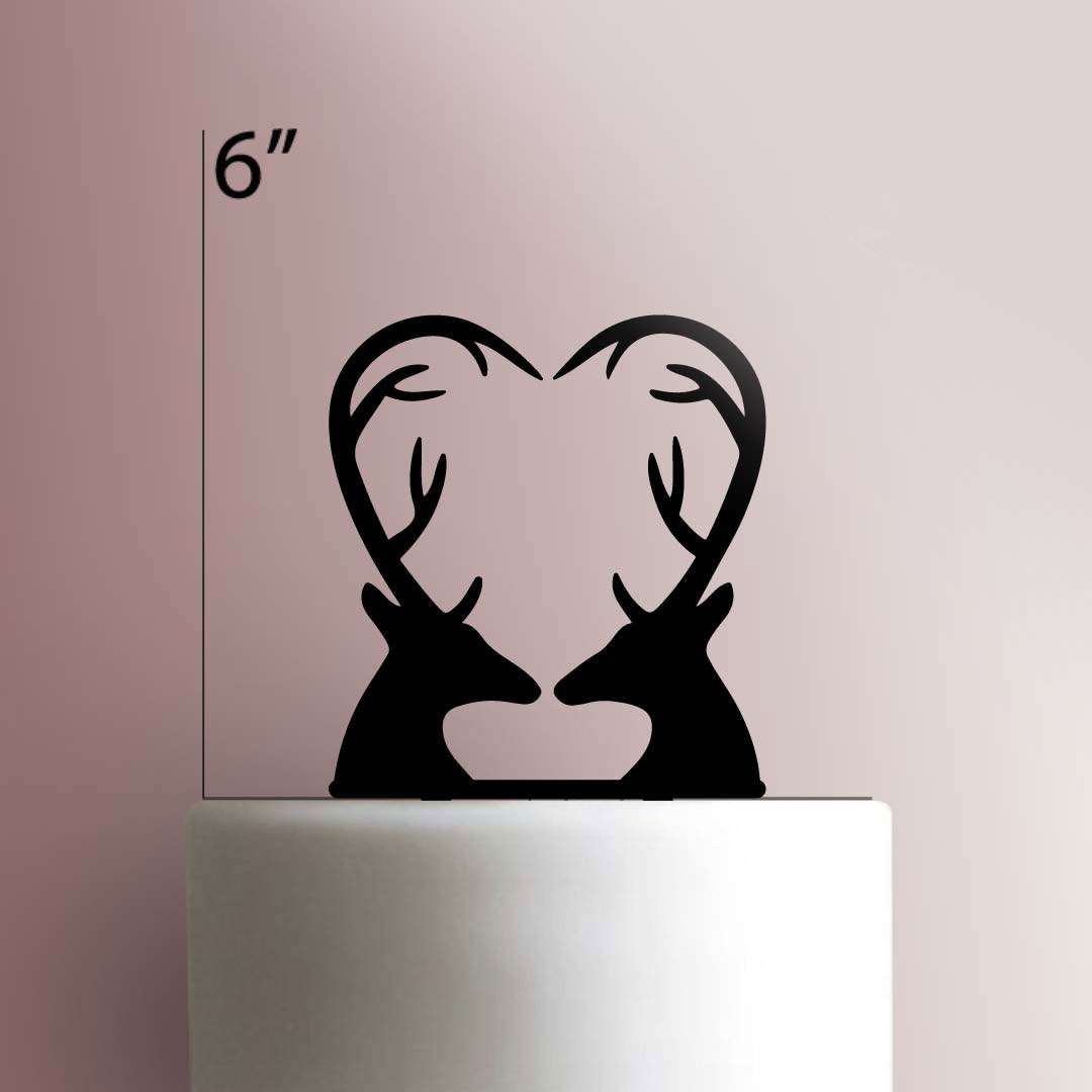 Deer Heart 225-419 Cake Topper