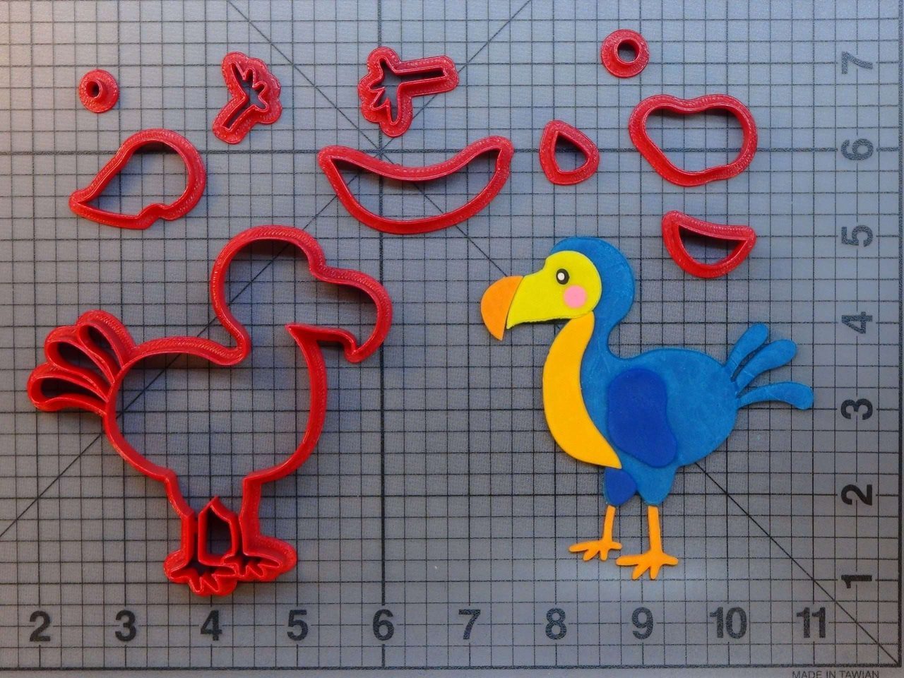 Dodo Bird 266-A199 Cookie Cutter Set