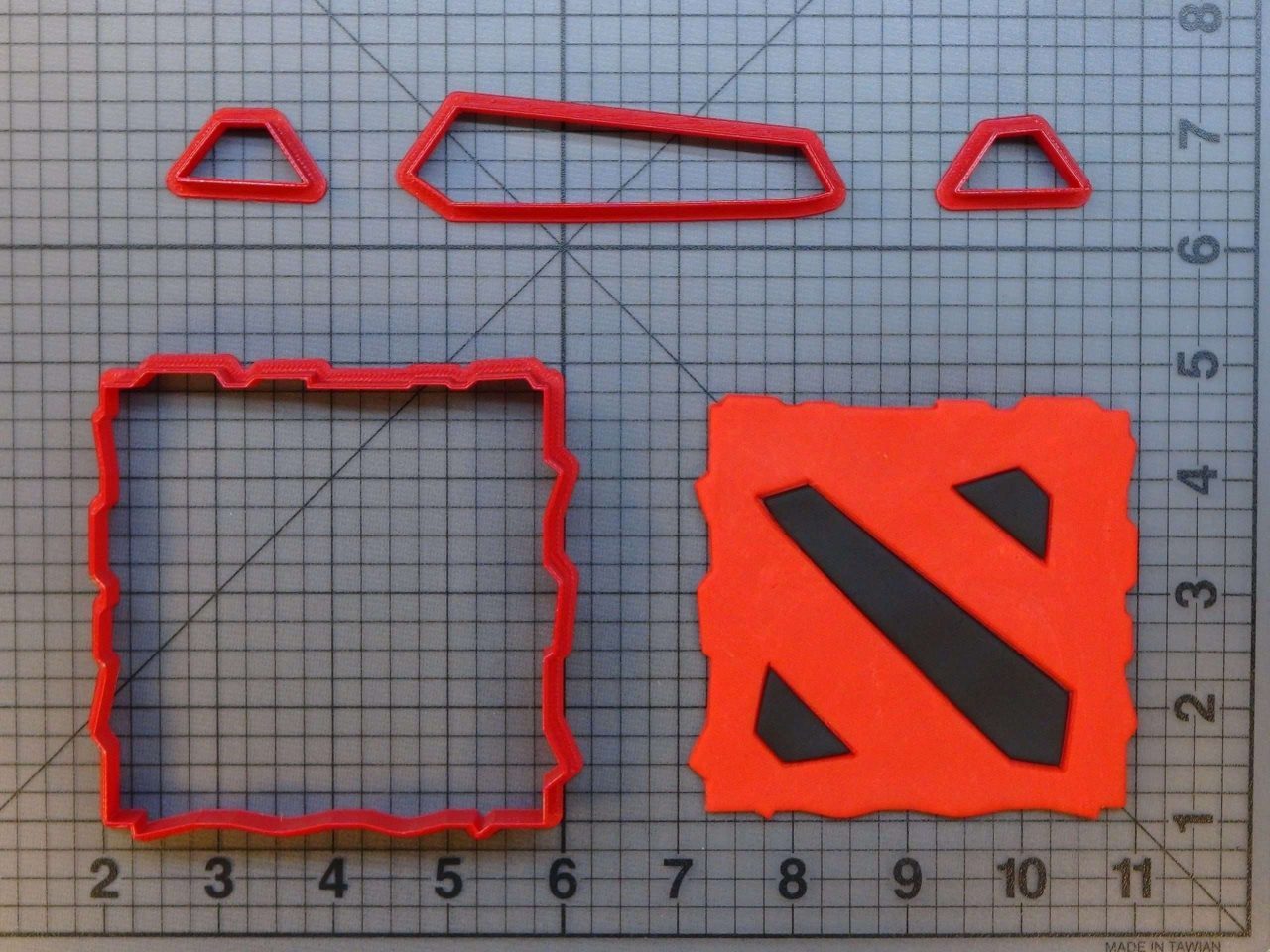 Dota 2 Logo 266-A181 Cookie Cutter Set