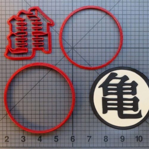 Dragon Ball - Master Roshi's Kanji 266-A158 Cookie Cutter Set