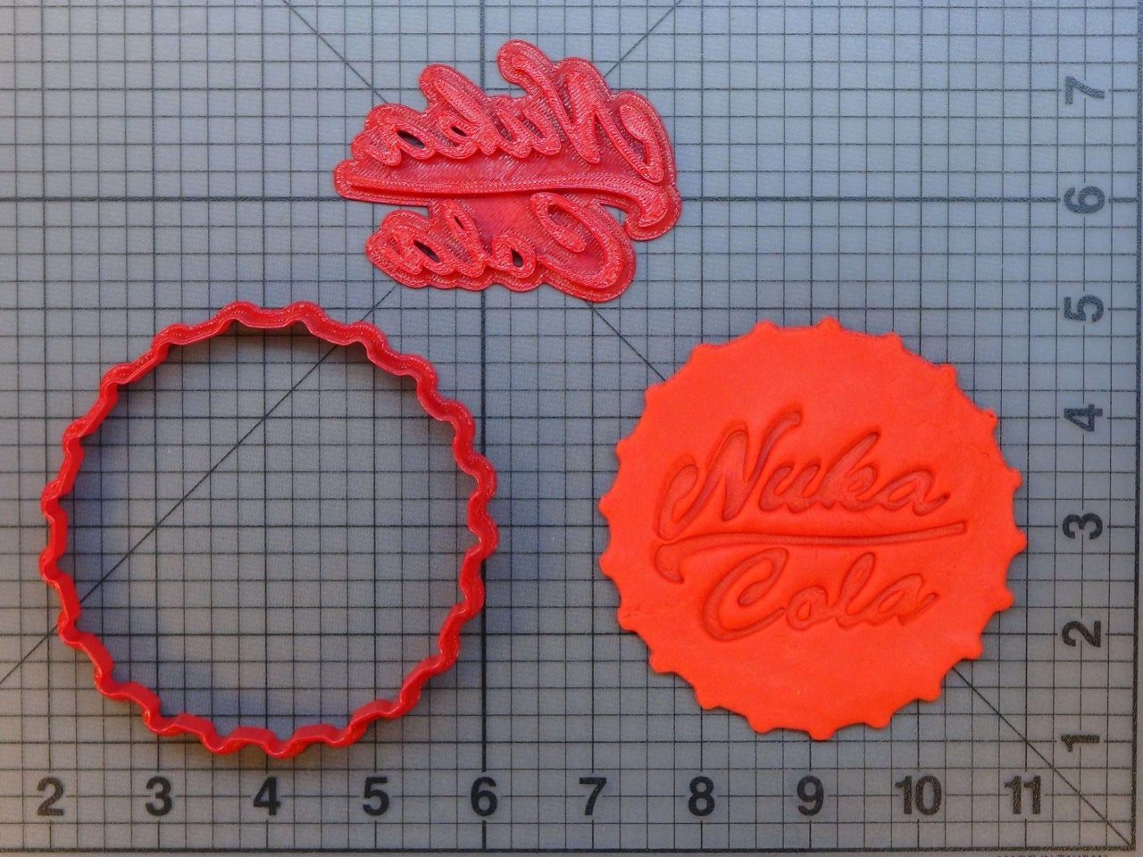 Fallout - Nuka Cola 266-A179 Cookie Cutter and Stamp