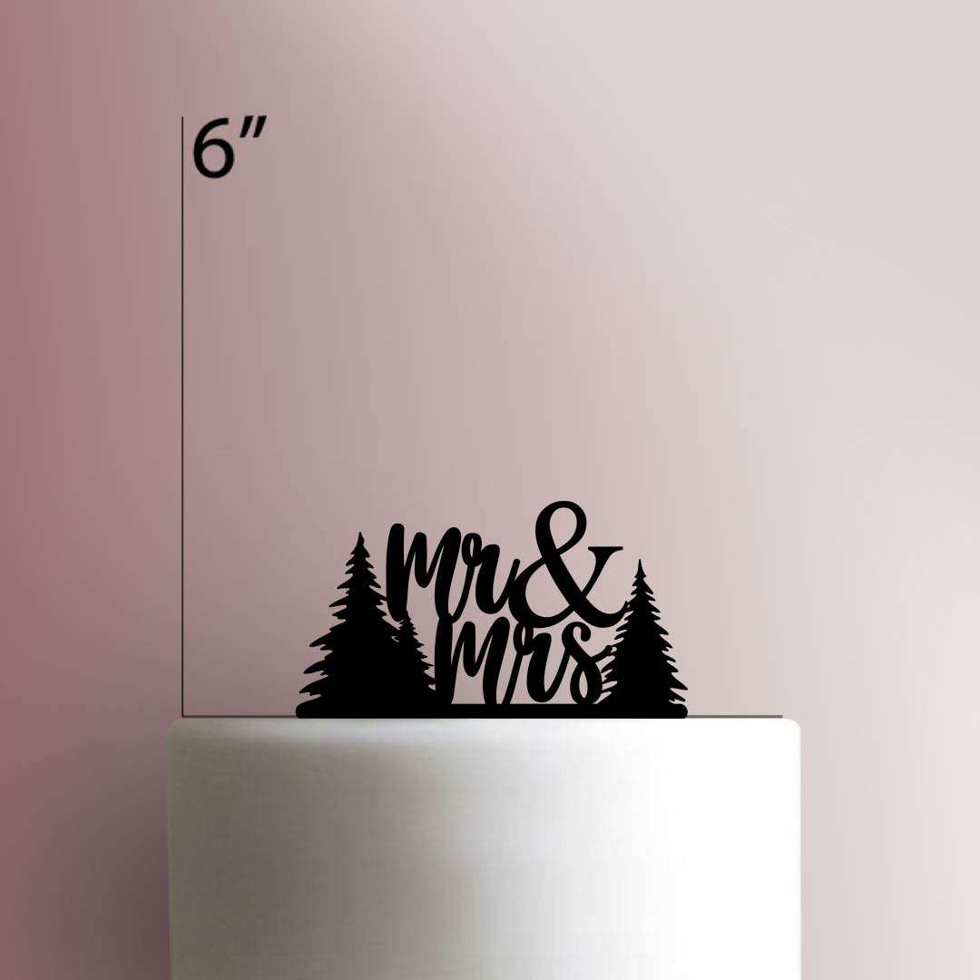 Forest Mr & Mrs 225-438 Cake Topper