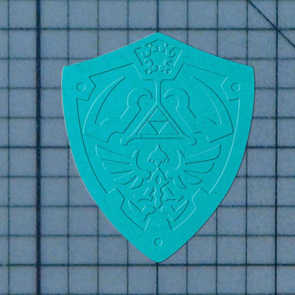 Legend of Zelda - Hylian Shield 227-246 Cookie Cutter and Acrylic Stamp - Image 4