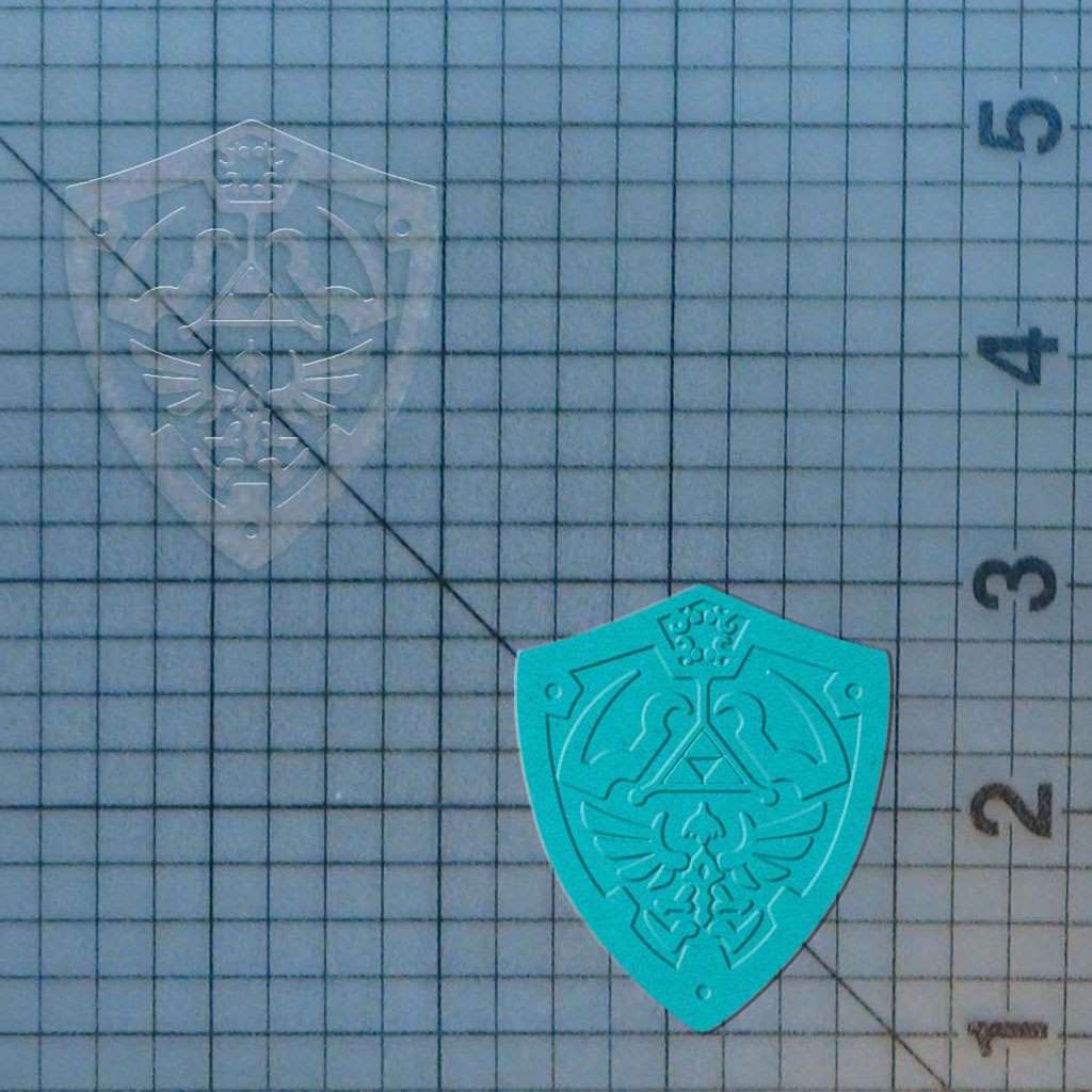 Legend of Zelda - Hylian Shield 227-246 Cookie Cutter and Acrylic Stamp - Image 5
