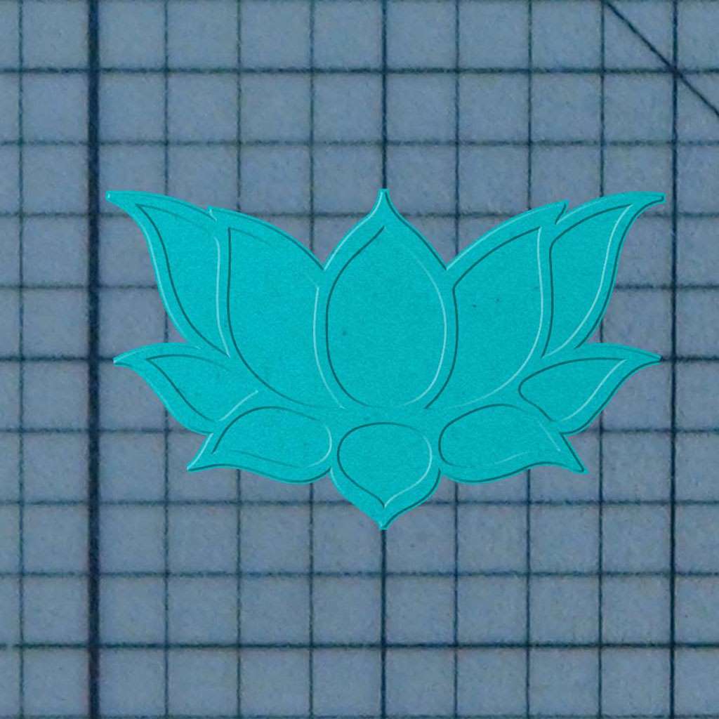 Lotus 227-338 Cookie Cutter and Acrylic Stamp - Image 4