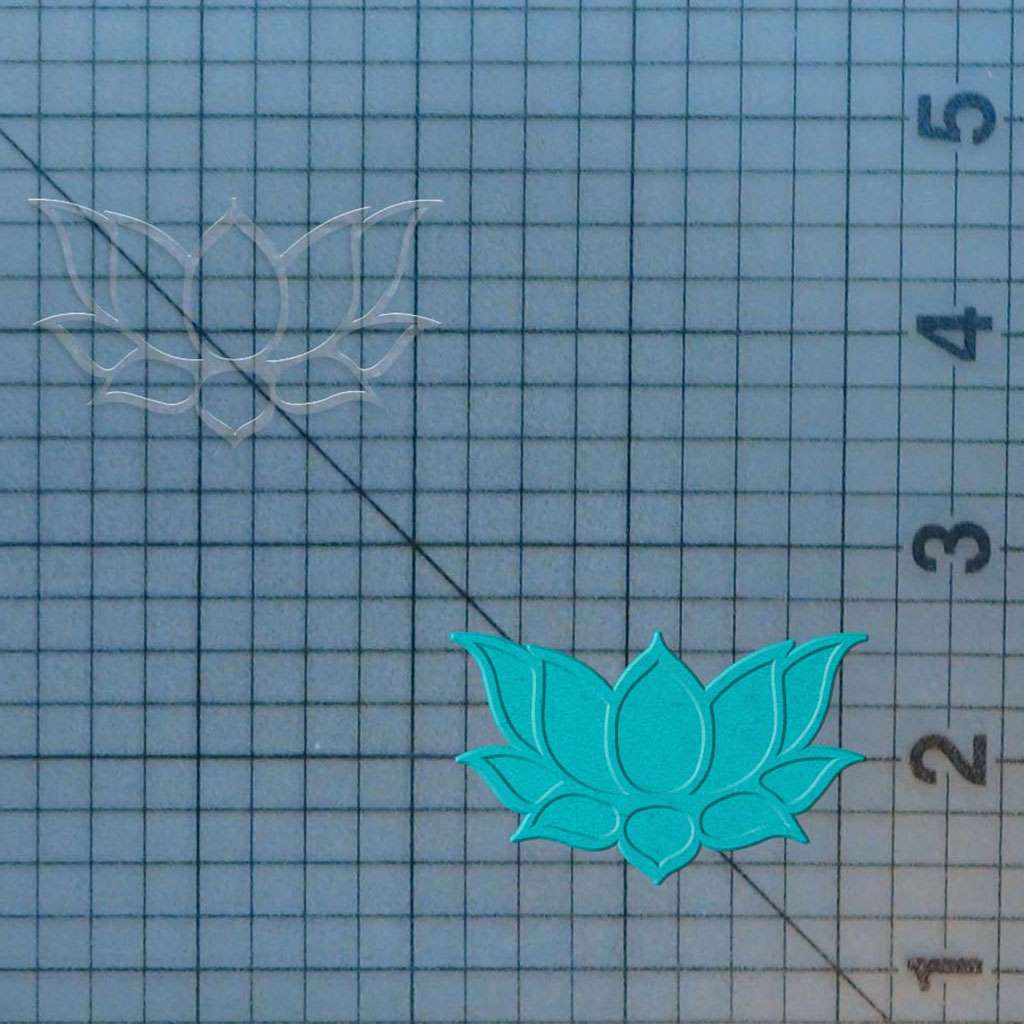 Lotus 227-338 Cookie Cutter and Acrylic Stamp - Image 5